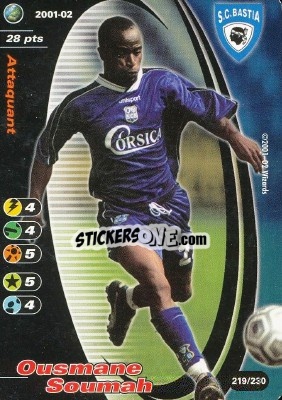 Figurina Ousmane Soumah - Football Champions France 2001-2002 - Wizards of The Coast