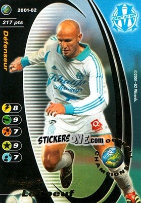 Cromo Frank Leboeuf - Football Champions France 2001-2002 - Wizards of The Coast
