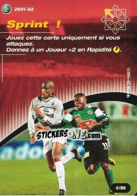 Sticker Sprint! - Football Champions France 2001-2002 n. T6 - Wizards of The Coast