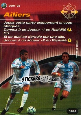 Sticker Ailiers - Football Champions France 2001-2002 n. T18 - Wizards of The Coast