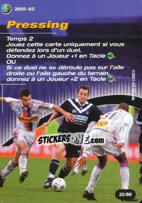 Sticker Pressing - Football Champions France 2001-2002 n. T20 - Wizards of The Coast