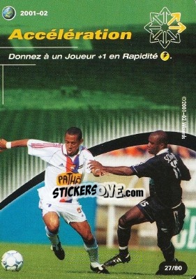 Sticker Acceleration - Football Champions France 2001-2002 n. T27 - Wizards of The Coast