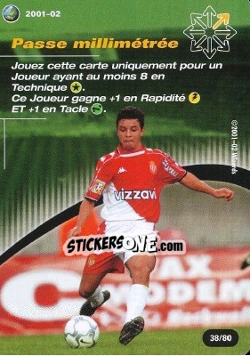 Cromo Passe millimetree - Football Champions France 2001-2002 - Wizards of The Coast