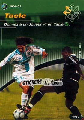 Sticker Tacle - Football Champions France 2001-2002 n. T48 - Wizards of The Coast