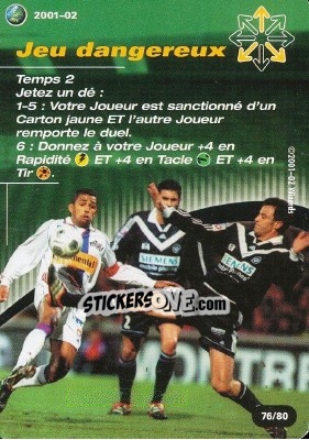 Sticker Jeu danderoux - Football Champions France 2001-2002 n. T76 - Wizards of The Coast