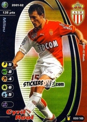 Figurina Cyril Rool - Football Champions France 2001-2002 - Wizards of The Coast