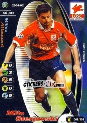 Cromo Mile Sterjovski - Football Champions France 2001-2002 - Wizards of The Coast