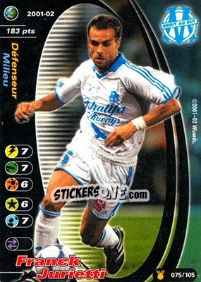 Cromo Jose Delfim - Football Champions France 2001-2002 n. u75 - Wizards of The Coast