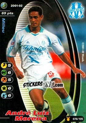 Sticker Franck Jurietti - Football Champions France 2001-2002 - Wizards of The Coast