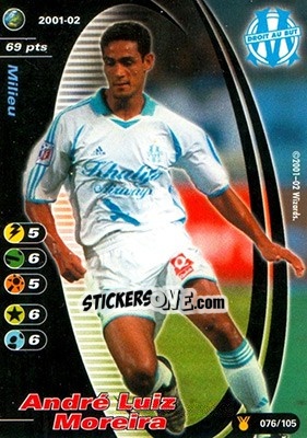 Sticker Franck Jurietti - Football Champions France 2001-2002 n. u76 - Wizards of The Coast