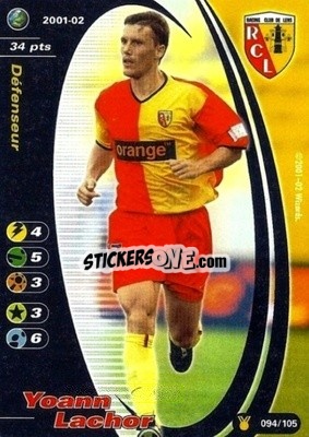 Sticker Adama Coulibaly - Football Champions France 2001-2002 n. u94 - Wizards of The Coast
