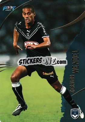 Sticker Geraldo Wendel - FOOT 2008-2009 Trading Cards n. 11 - Panini