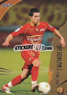 Sticker Mathieu Coutadeur - FOOT 2008-2009 Trading Cards n. 33 - Panini