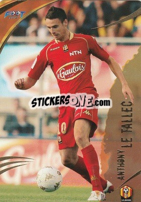 Sticker Anthony Le Tallec - FOOT 2008-2009 Trading Cards n. 36 - Panini