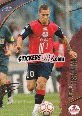 Sticker Ludovic Obraniak - FOOT 2008-2009 Trading Cards n. 41 - Panini