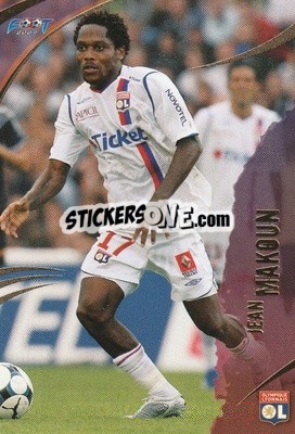 Sticker Jean Makoun - FOOT 2008-2009 Trading Cards n. 52 - Panini