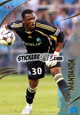 Sticker Steve Mandanda - FOOT 2008-2009 Trading Cards n. 55 - Panini