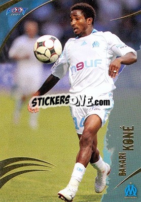 Sticker Bakari Koné - FOOT 2008-2009 Trading Cards n. 59 - Panini
