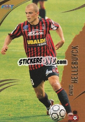 Sticker David Hellebuyck - FOOT 2008-2009 Trading Cards n. 83 - Panini