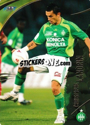 Sticker Christophe Landrin - FOOT 2008-2009 Trading Cards - Panini