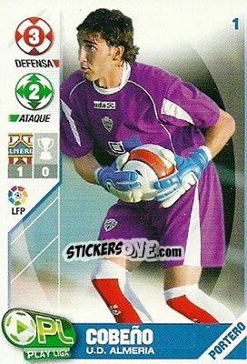 Sticker Cobeño - Play Liga 2007-2008 n. 1 - Panini