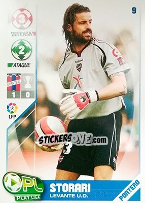 Sticker Storari - Play Liga 2007-2008 n. 9 - Panini
