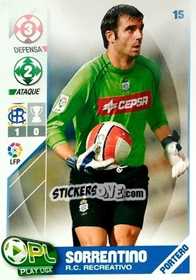 Figurina Sorrentino - Play Liga 2007-2008 - Panini