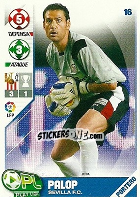 Sticker Palop - Play Liga 2007-2008 n. 16 - Panini
