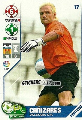 Cromo Cañizares - Play Liga 2007-2008 - Panini