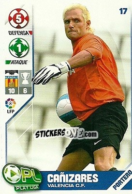 Sticker Cañizares - Play Liga 2007-2008 n. 17 - Panini