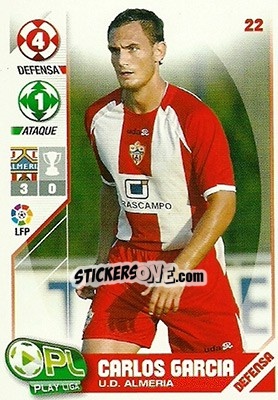 Cromo Carlos García - Play Liga 2007-2008 - Panini