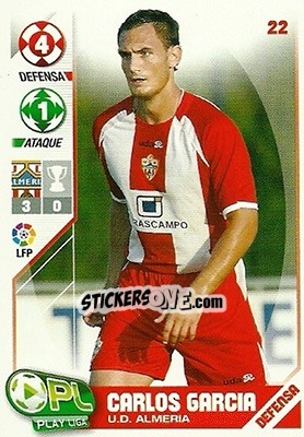 Sticker Carlos García - Play Liga 2007-2008 n. 22 - Panini