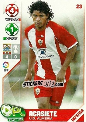 Figurina Acasiete - Play Liga 2007-2008 - Panini