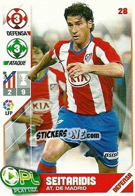 Sticker Seitaridis - Play Liga 2007-2008 - Panini