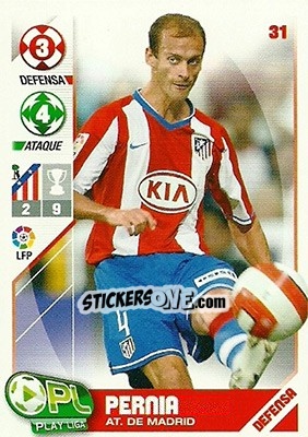 Cromo Pernía - Play Liga 2007-2008 - Panini