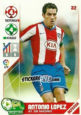 Figurina Antonio López - Play Liga 2007-2008 - Panini