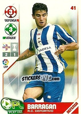 Sticker Barragán - Play Liga 2007-2008 - Panini