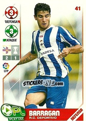 Figurina Barragán - Play Liga 2007-2008 - Panini