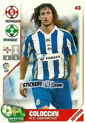 Sticker Coloccini - Play Liga 2007-2008 n. 43 - Panini