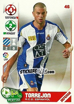 Figurina Torrejón - Play Liga 2007-2008 - Panini