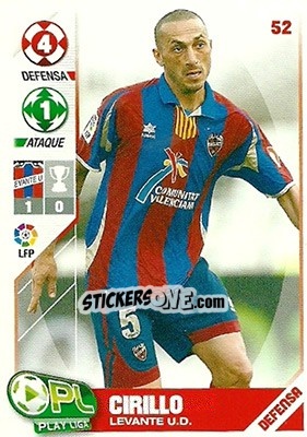 Sticker Cirillo - Play Liga 2007-2008 n. 52 - Panini