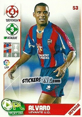 Sticker Álvaro - Play Liga 2007-2008 n. 53 - Panini