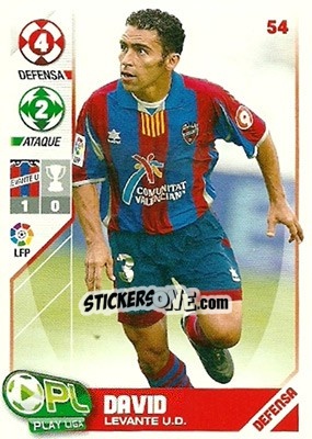 Figurina David - Play Liga 2007-2008 - Panini