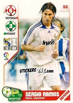 Figurina Sergio Ramos - Play Liga 2007-2008 - Panini