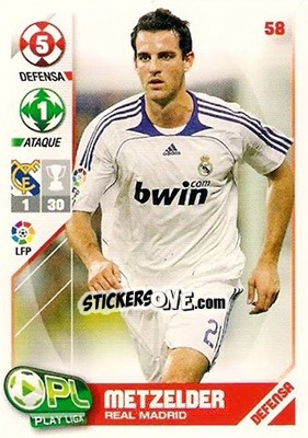 Sticker Metzelder - Play Liga 2007-2008 n. 58 - Panini