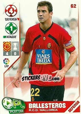 Cromo Ballesteros - Play Liga 2007-2008 n. 62 - Panini