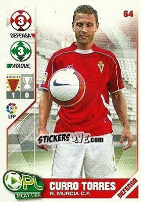 Cromo Curro Torres - Play Liga 2007-2008 - Panini