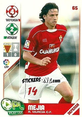 Figurina Mejía - Play Liga 2007-2008 - Panini