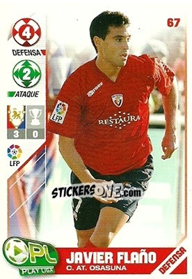 Figurina Javier Flaño - Play Liga 2007-2008 - Panini