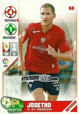 Sticker Josetxo - Play Liga 2007-2008 n. 68 - Panini